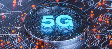 c4d科技商务通讯5g广告背景图片免费下载 千库网